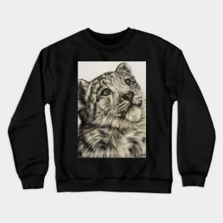 Snow Leopard Cub Crewneck Sweatshirt